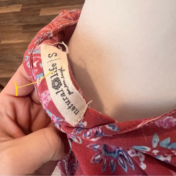 Natural Life Pink / Floral Maxi Dress - Picture 6 of 6